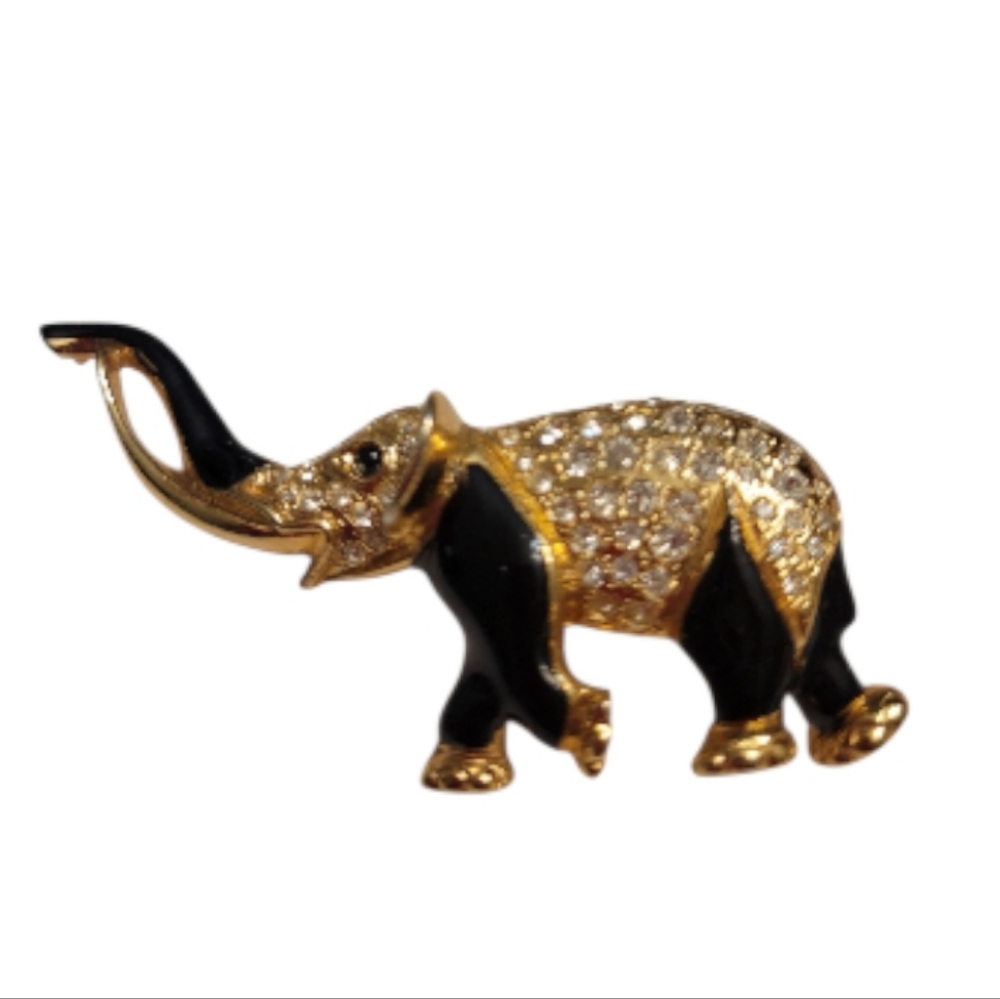 Vintage Elephant Brooch - Picture 1 of 5